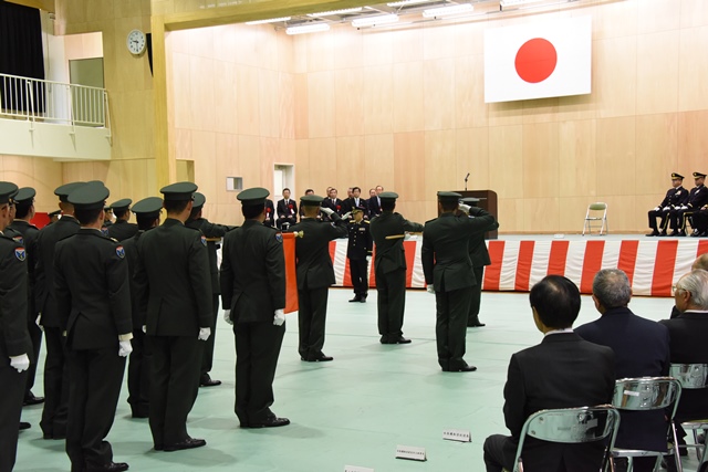 水陸機動団崎辺分屯地開所式